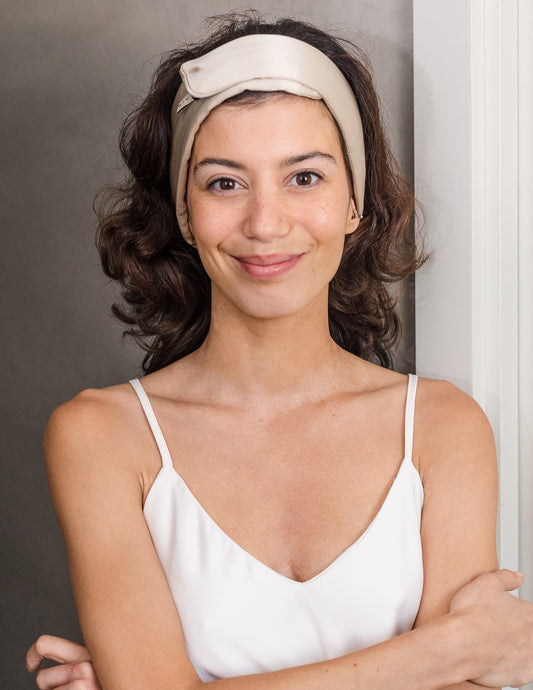 bandeau pour maquillage en soie Deeya