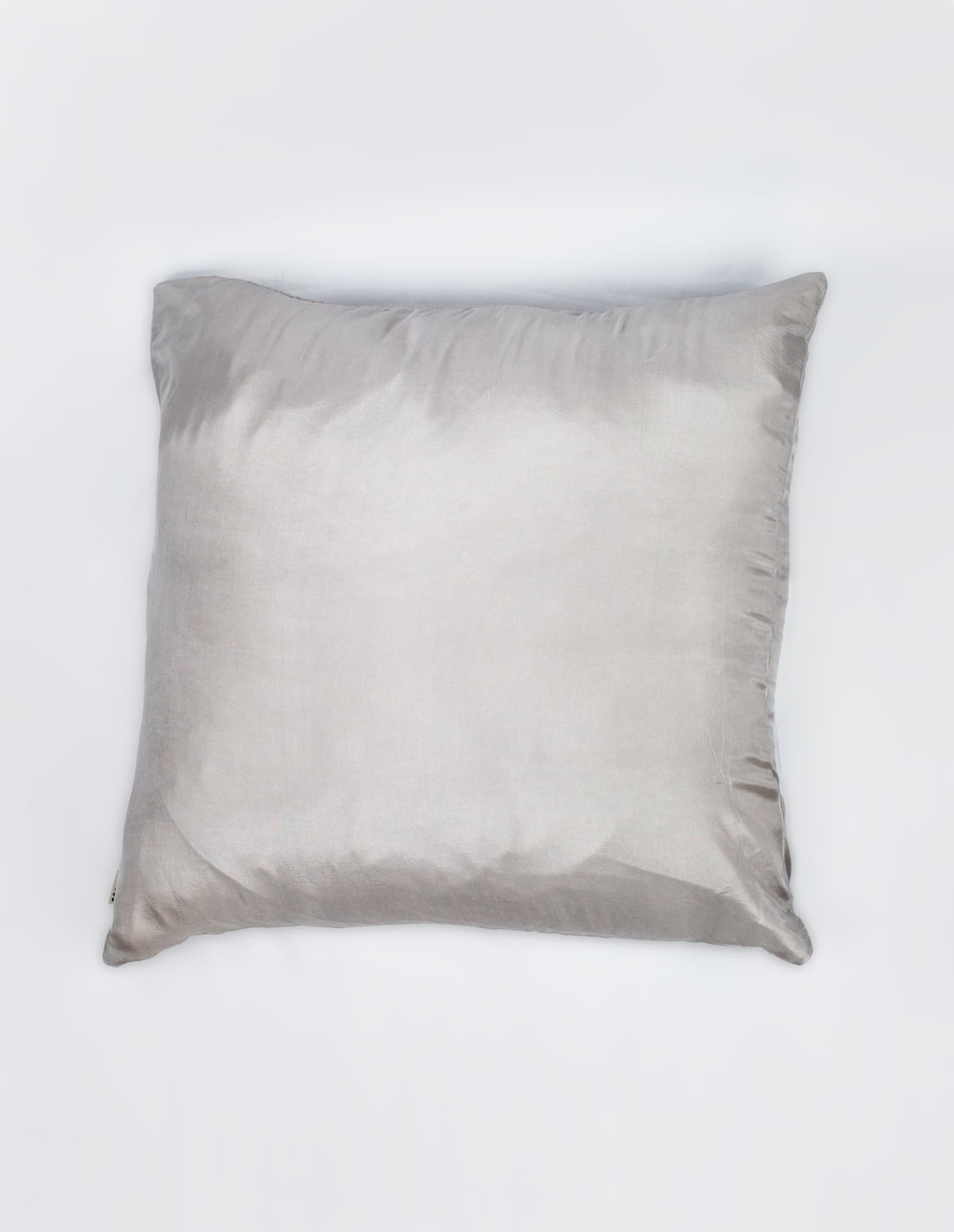 Taie d'oreiller en soie carrée
