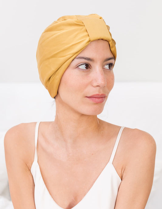 turban en soie pour cheveux - couleur Ananda