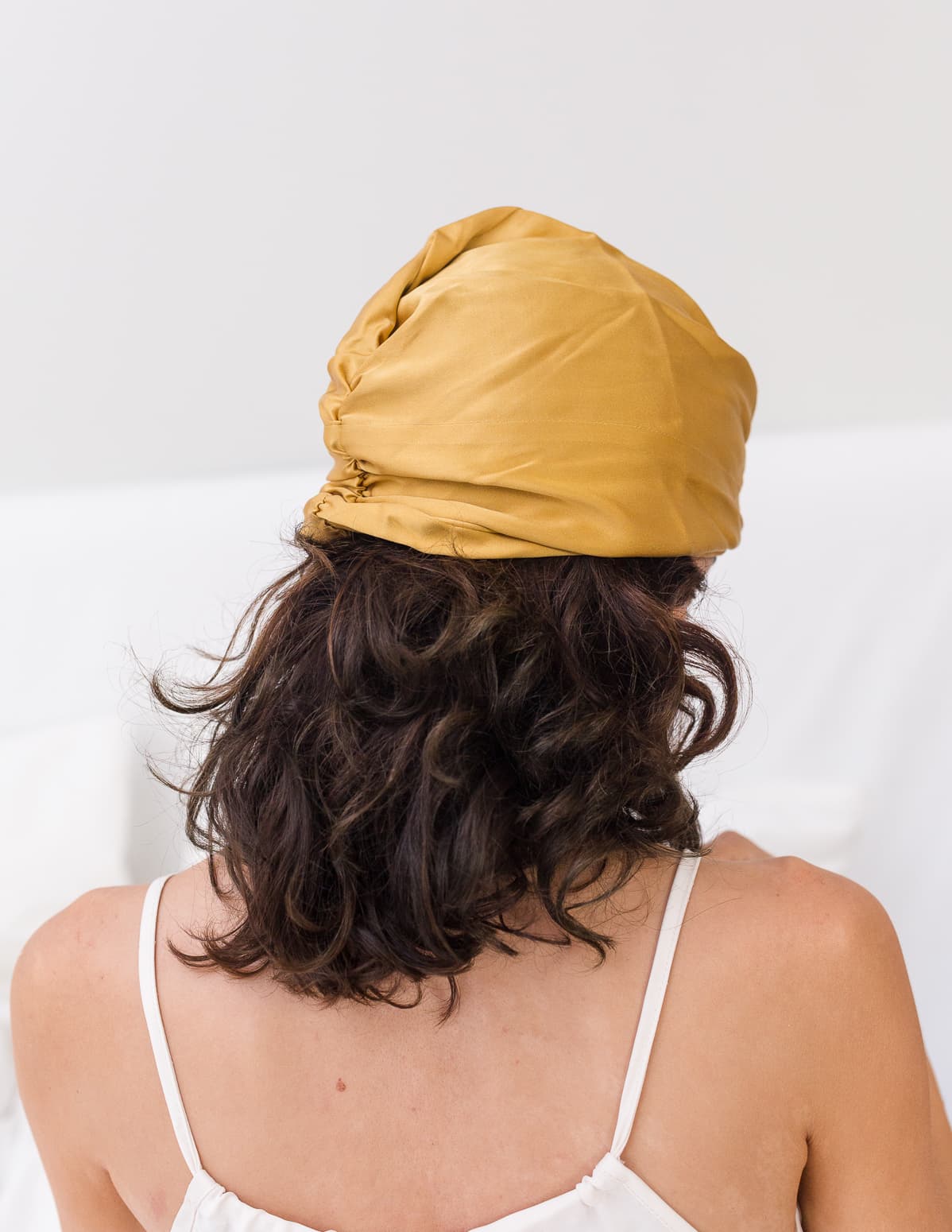 turban en soie pour cheveux - couleur Ananda