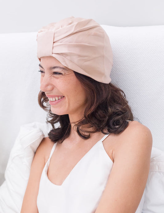 turban en soie pour cheveux - colibri uni