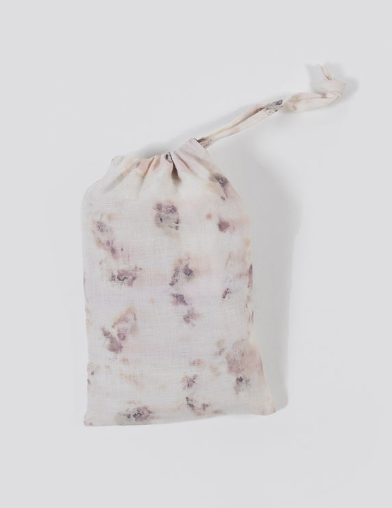 Tablier en lin bio Mauve - nimboo.fr