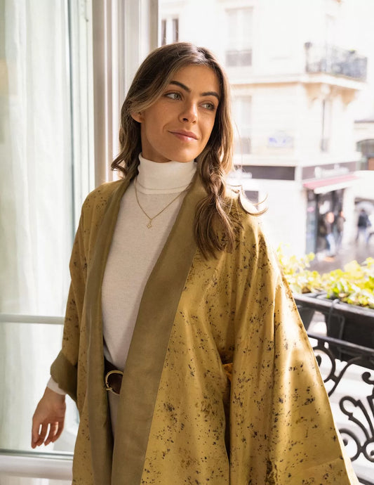 Kimono en soie bio Mudra Réversible - nimboo.fr