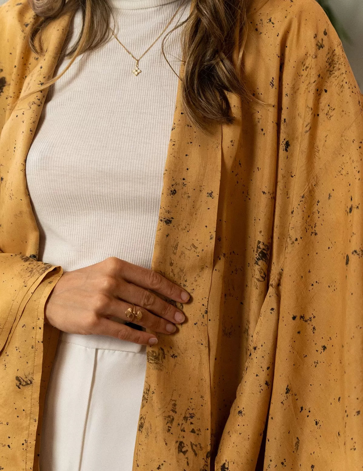 Kimono en soie bio Ananda - nimboo.fr