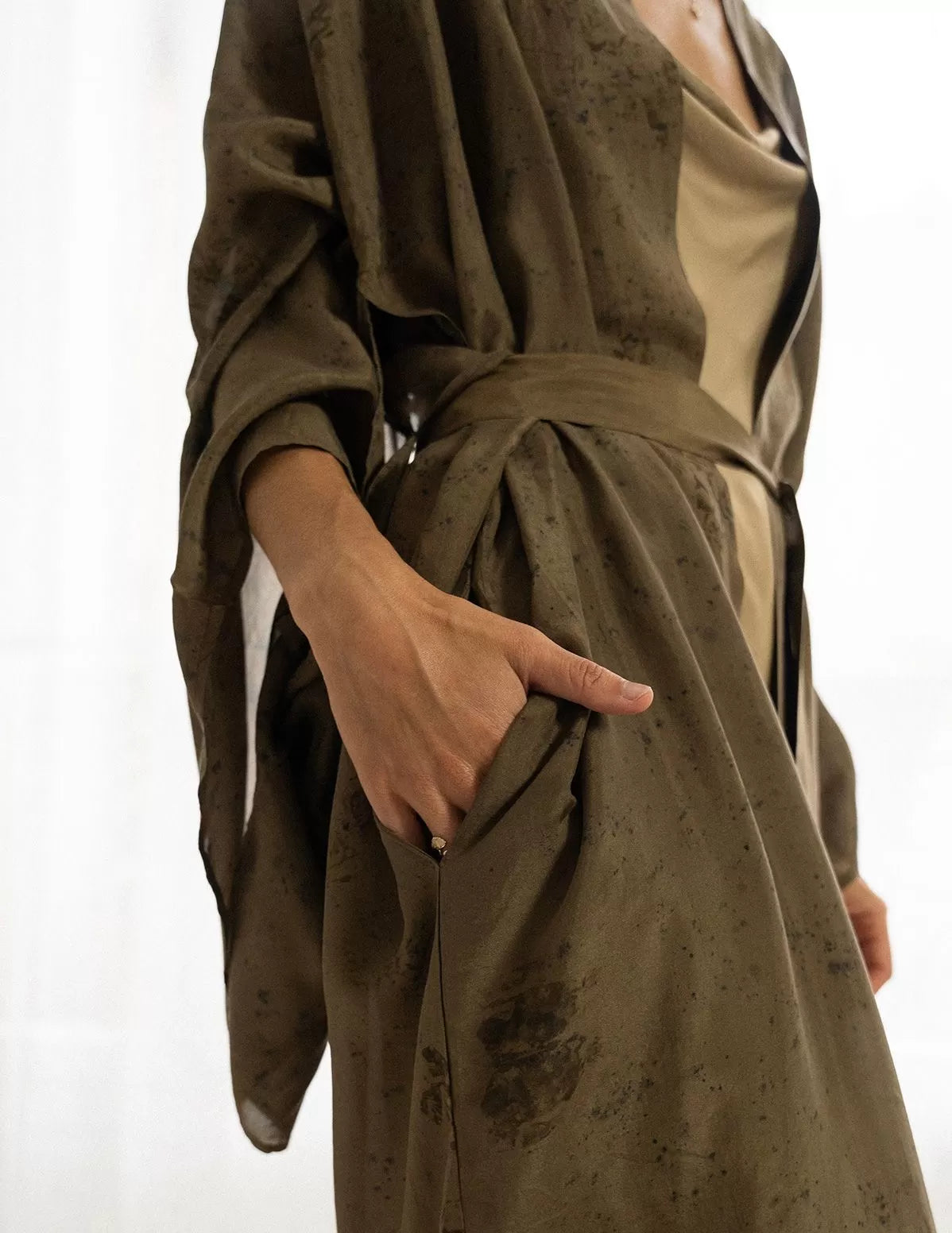 Kimono en soie bio Nadi - nimboo.fr