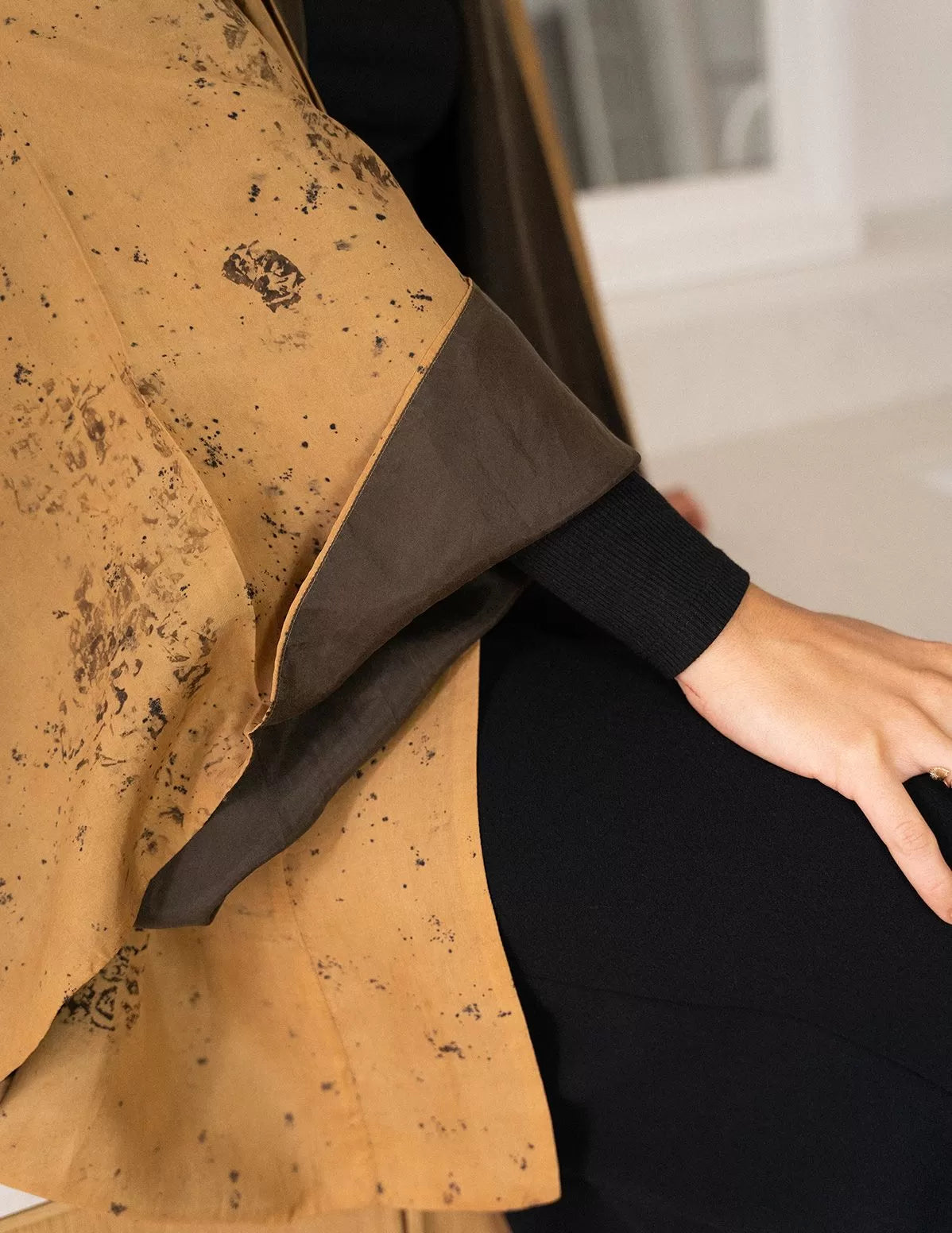 Kimono en soie bio Ananda Réversible - nimboo.fr