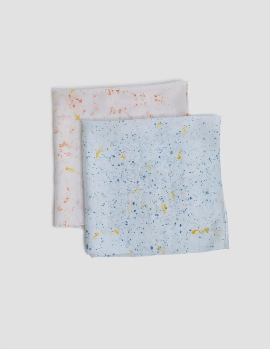 Foulard en soie bio Corail - nimboo.fr