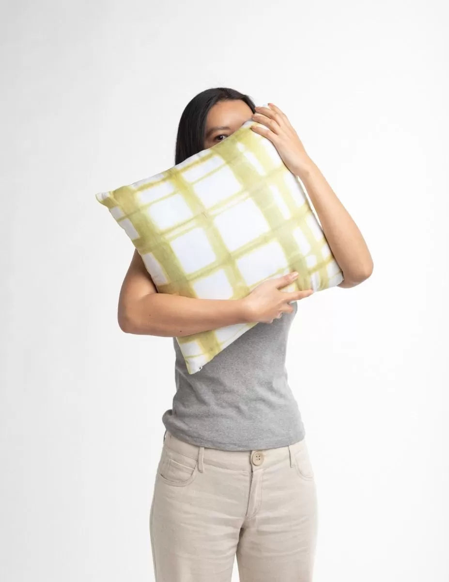 Housse de coussin en lin bio Jade - nimboo.fr