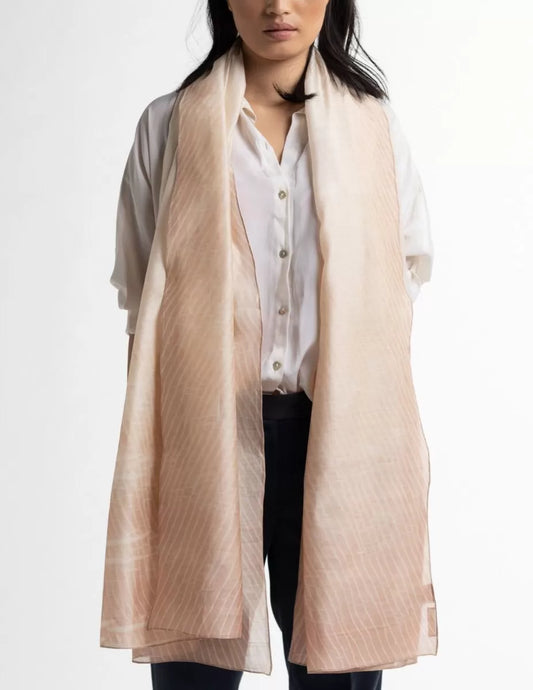 Foulard Shibori Eglantine - nimboo.fr