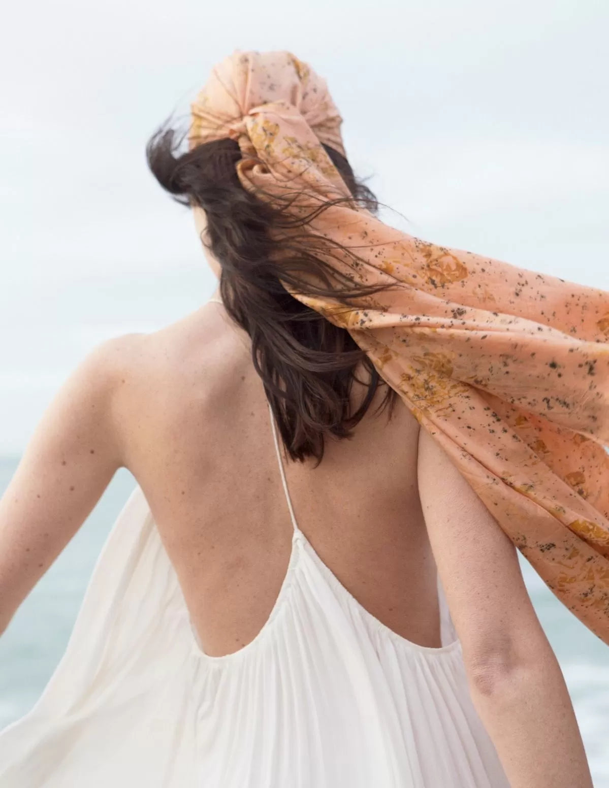 Echarpe en soie bio Alouette - nimboo.fr