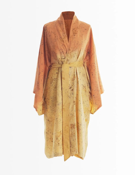 Kimono en soie bio Rossignol - nimboo.fr