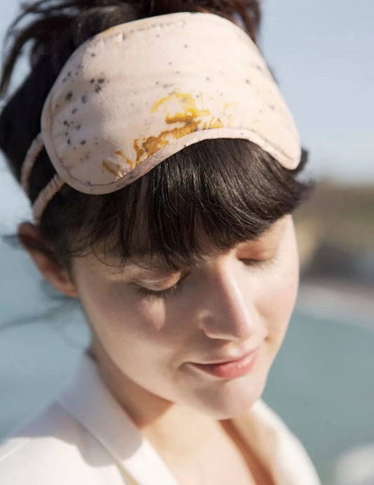 Masque de nuit en soie bio Colibri - nimboo.fr