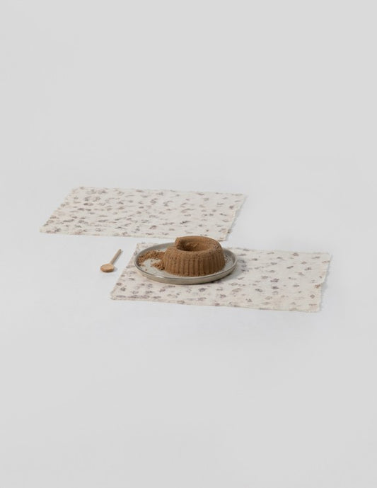 Set de table en lin bio Fleur Teinte - nimboo.fr