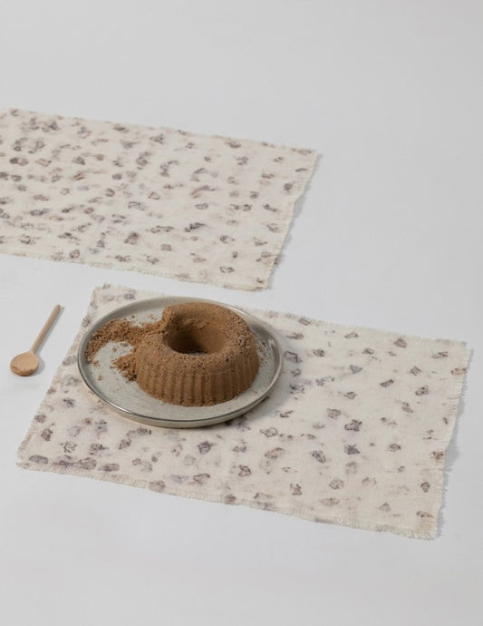 Set de table en lin bio Fleur Teinte - nimboo.fr