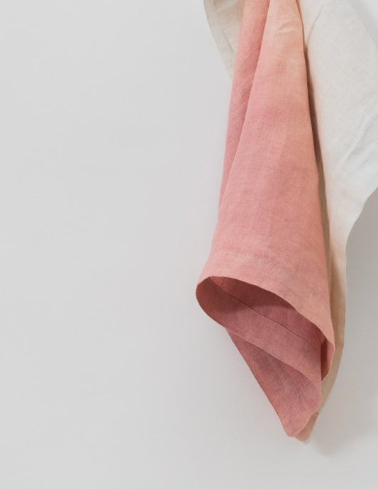 Serviette de table en lin bio Ombre - nimboo.fr