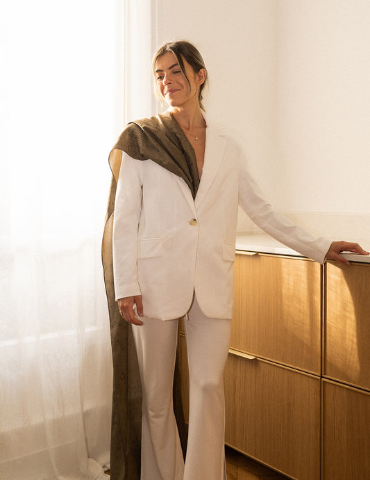 Echarpe en soie bio Nadi - nimboo.fr