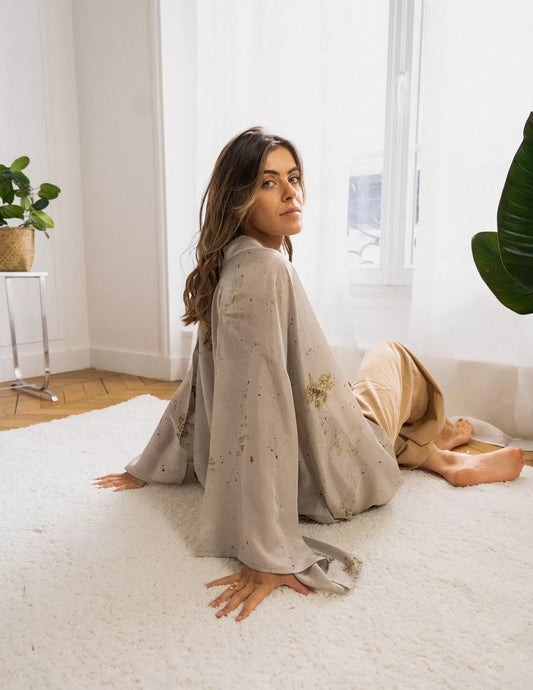 Kimono en soie bio Dhyana - nimboo.fr