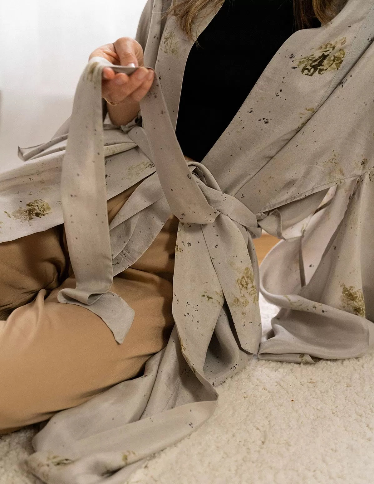 Kimono en soie bio Dhyana - nimboo.fr