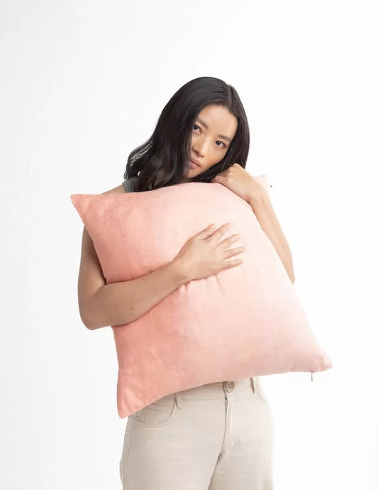Housse de coussin en lin bio Garance - nimboo.fr