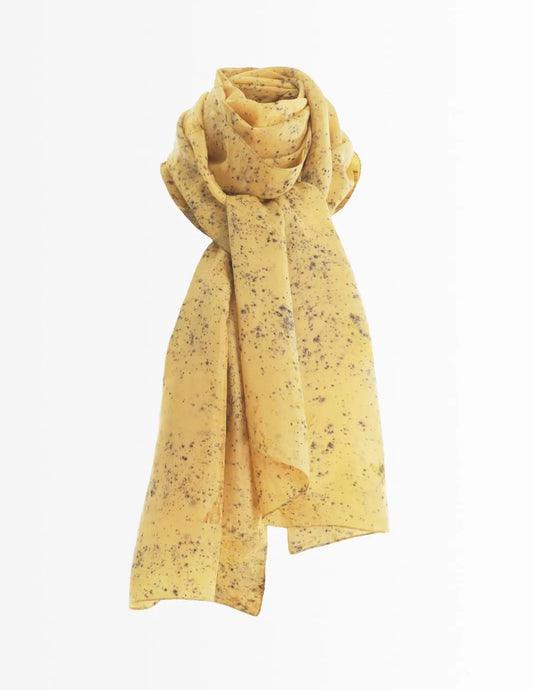 Echarpe en soie bio Chardonneret - nimboo.fr